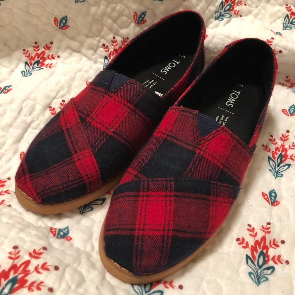 Plaid Toms